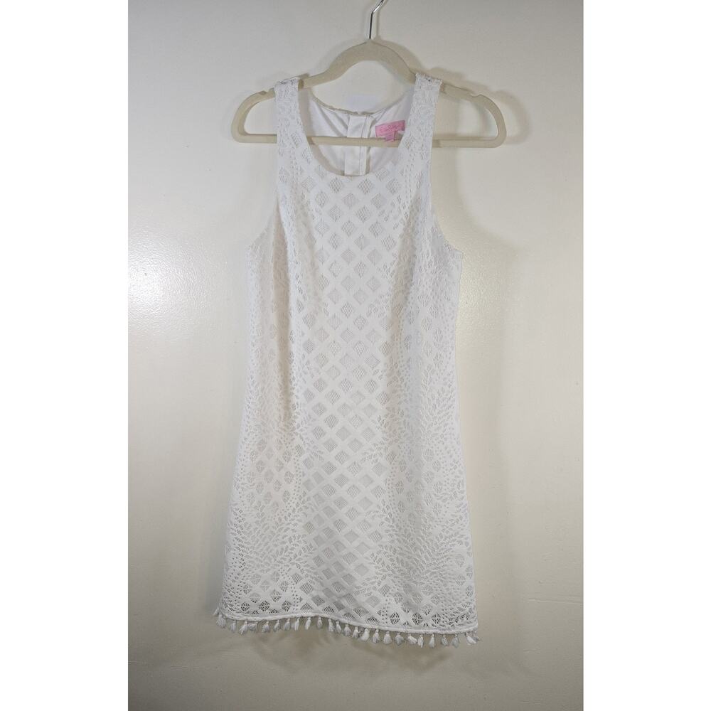 LILLY PULITZER MARQUETTE SHIFT DRESS, SIZE M